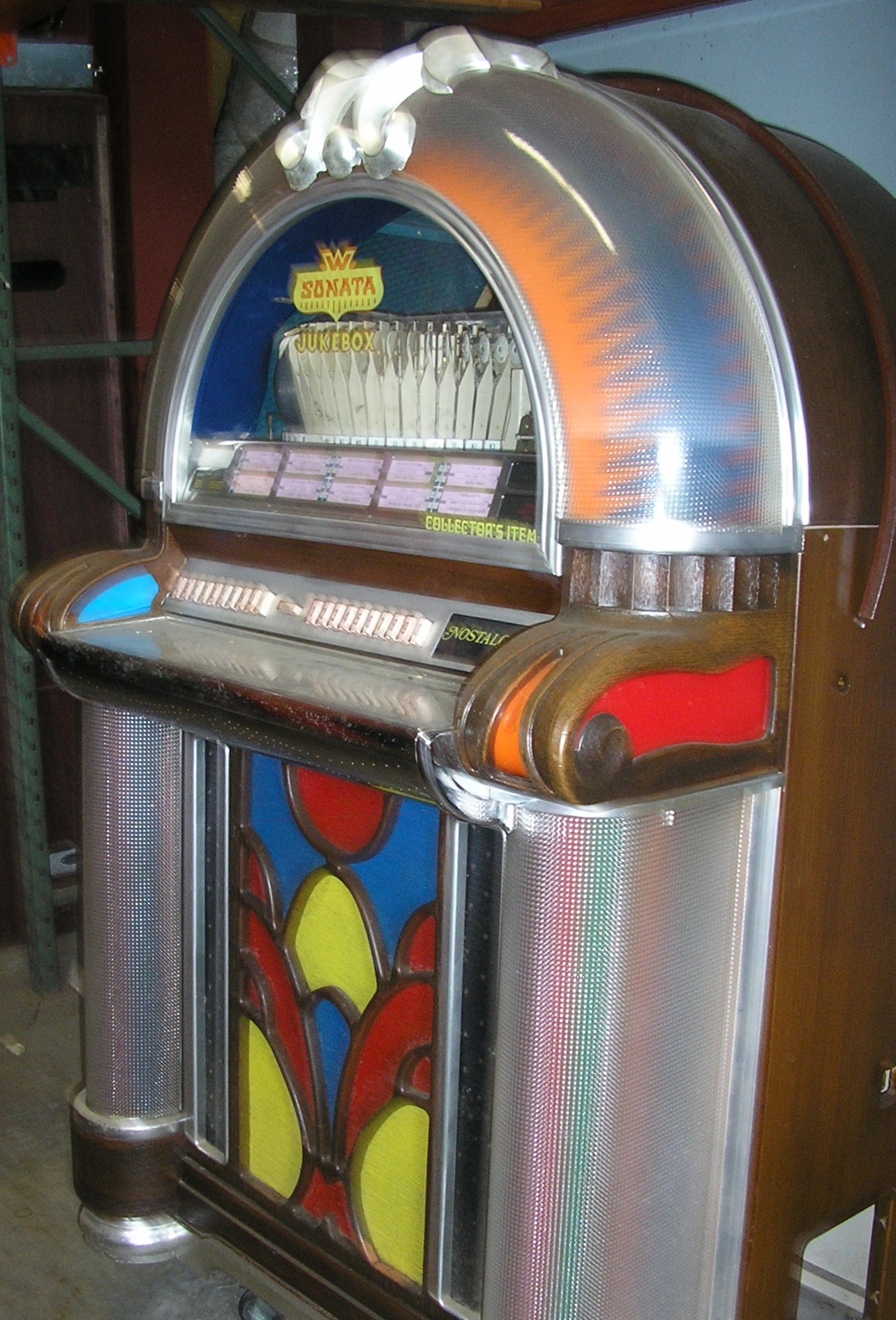 WURLITZER SONATA 1050 Jukebox for sale - PLAY'S 45's - COLLECTOR'S